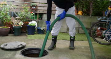 浄化槽清掃作業①