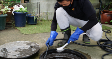 浄化槽清掃作業②